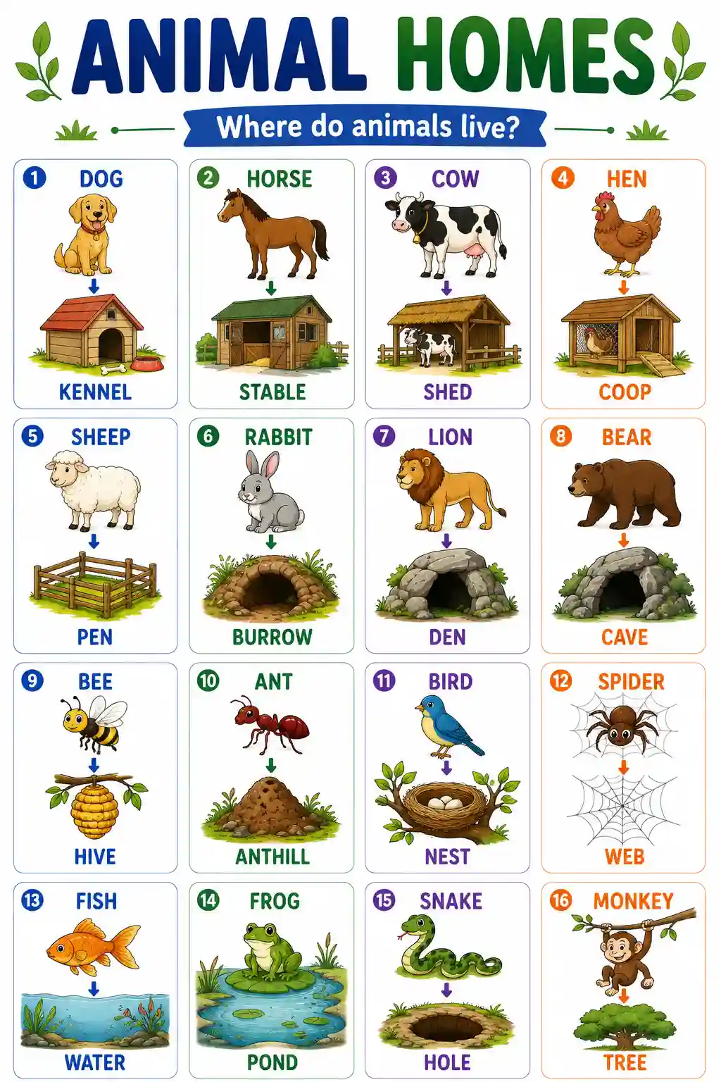 UKG EVS Animal Homes Chart Preview