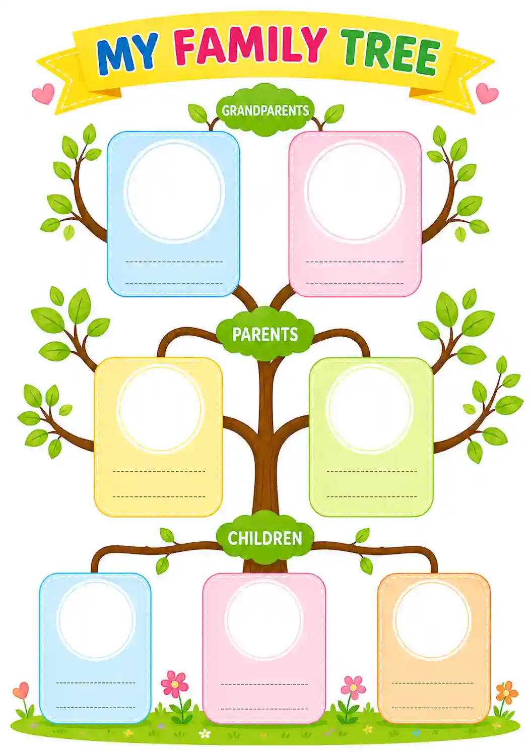 Blank Family Tree Chart