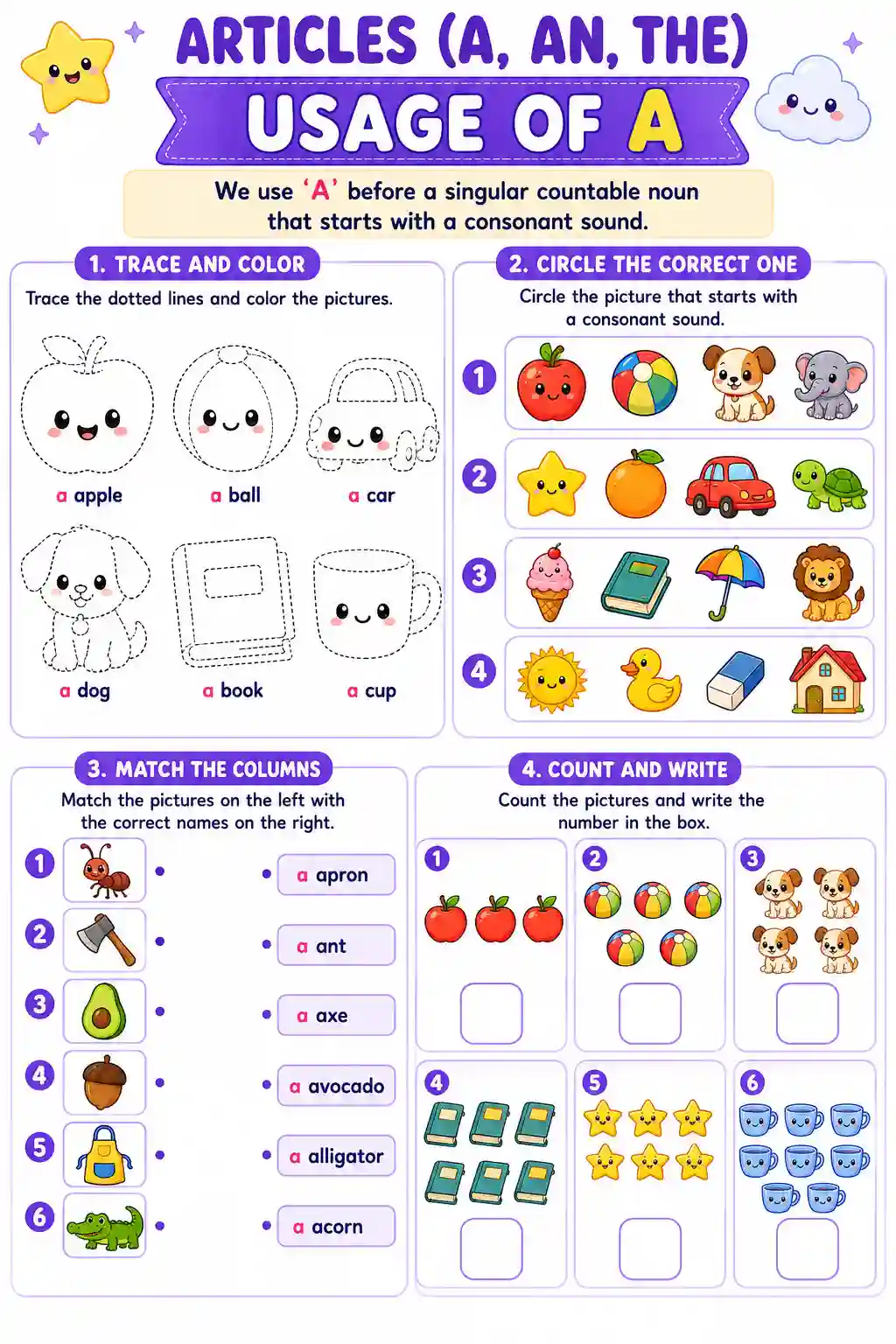 Articles: Usage of A Worksheet
