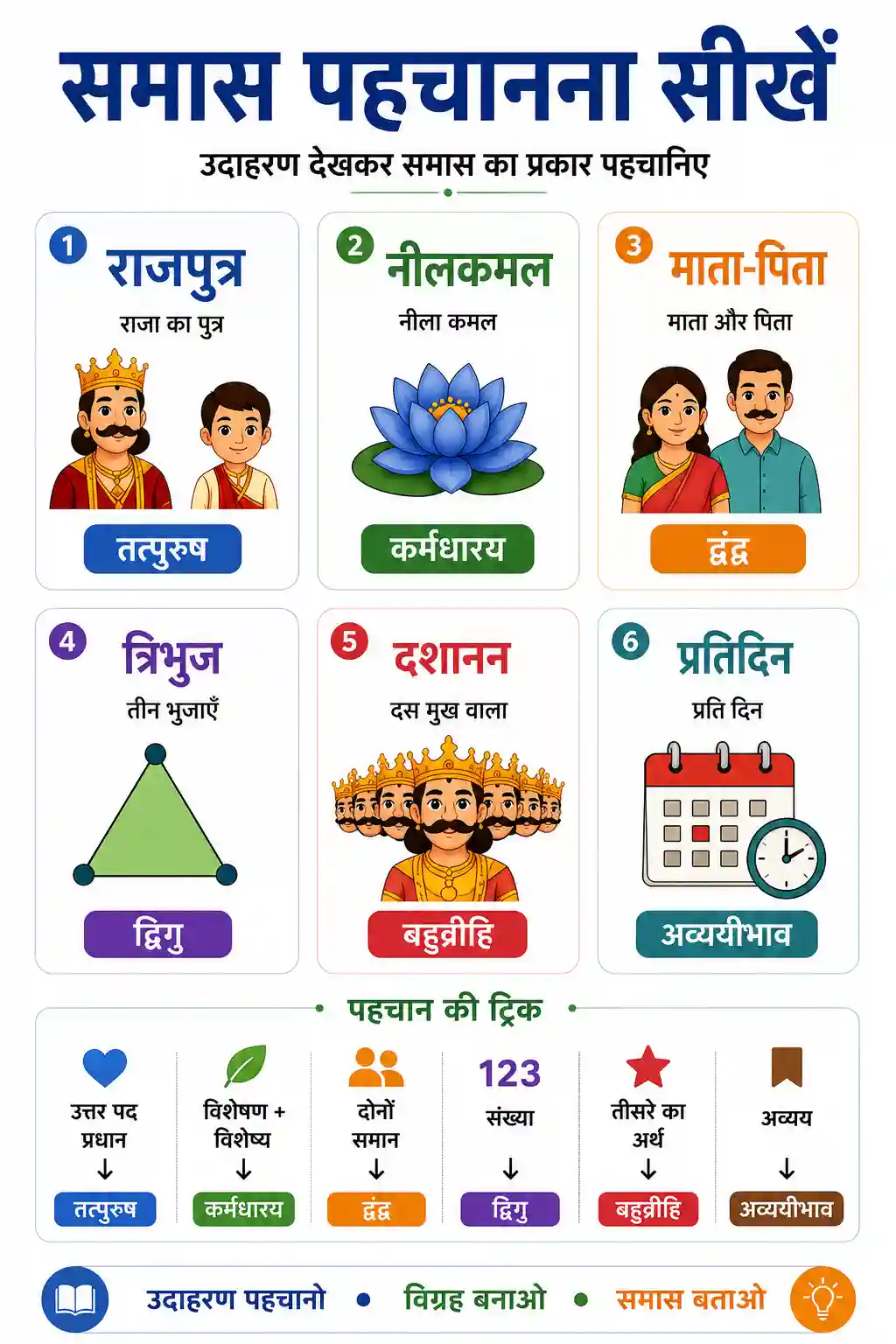 Hindi Samas Identification Tricks Chart