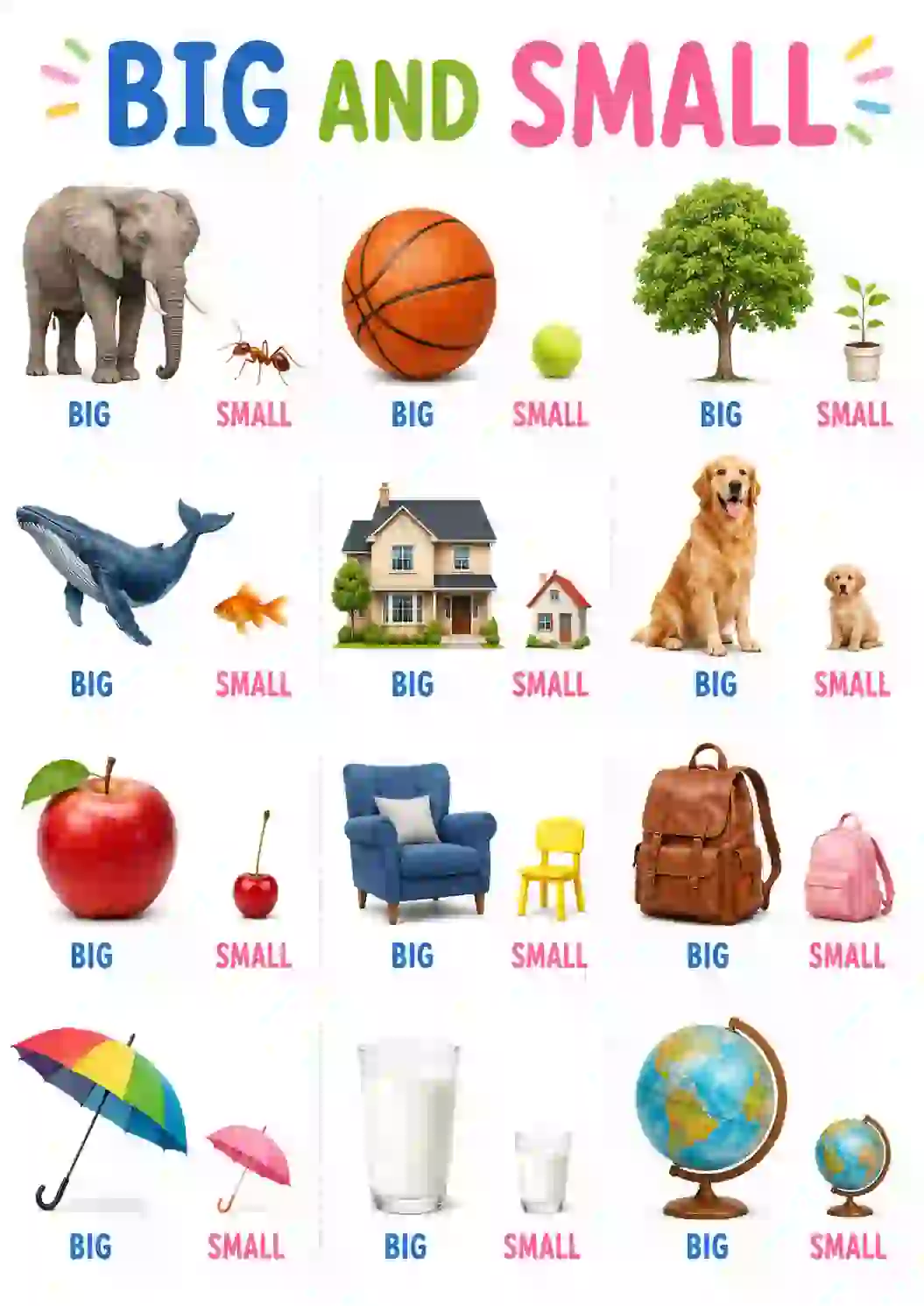 Big and Small Chart